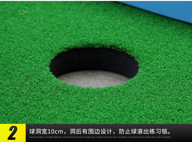 Green de golf PGM para practicar putting familiar, portátil, minijuegos de práctica, manta, tapete de entrenamiento en interiores, GL012