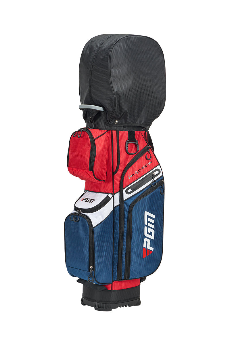 Bolsa para carrito de golf PGM con 14 compartimentos, organizador, divisor y tapa silenciosa, impermeable, azul