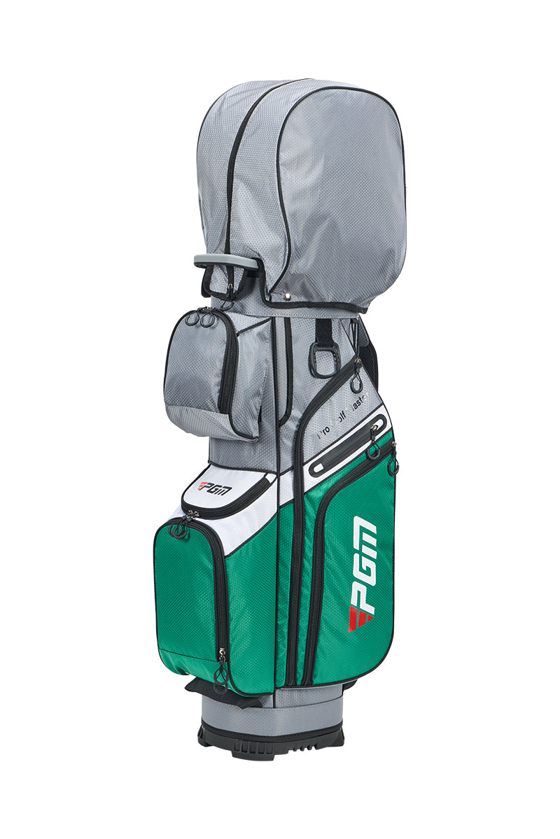 Bolsa para carrito de golf PGM, organizador de 14 compartimentos, tapa silenciosa, impermeable, verde
