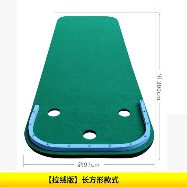 Green de golf PGM para practicar putting familiar, portátil, minijuegos de práctica, manta, tapete de entrenamiento en interiores, GL012