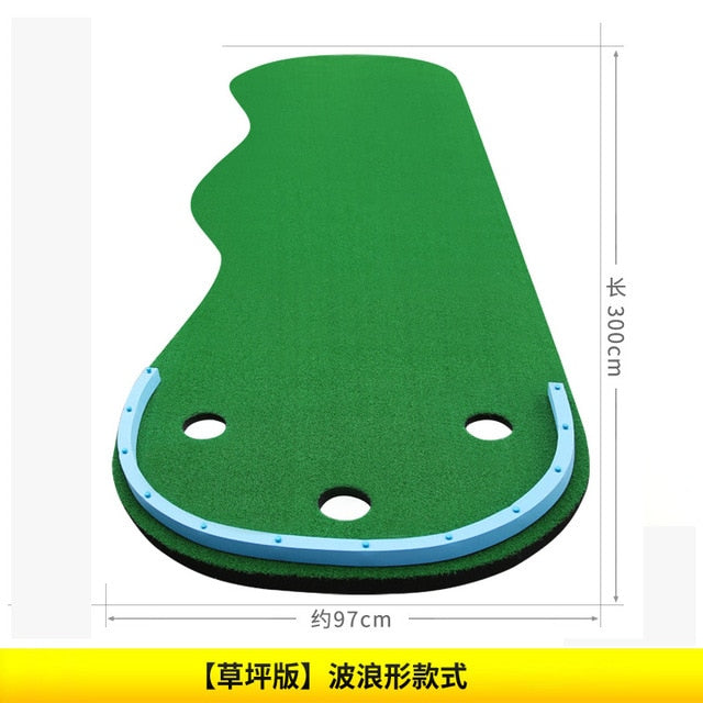 Green de golf PGM para practicar putting familiar, portátil, minijuegos de práctica, manta, tapete de entrenamiento en interiores, GL012