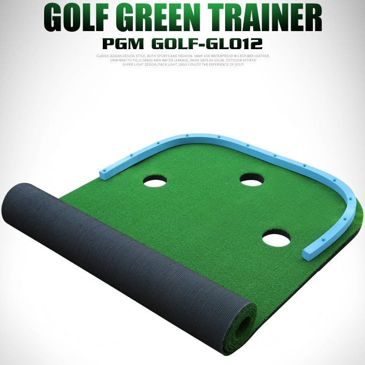 Green de golf PGM para practicar putting familiar, portátil, minijuegos de práctica, manta, tapete de entrenamiento en interiores, GL012