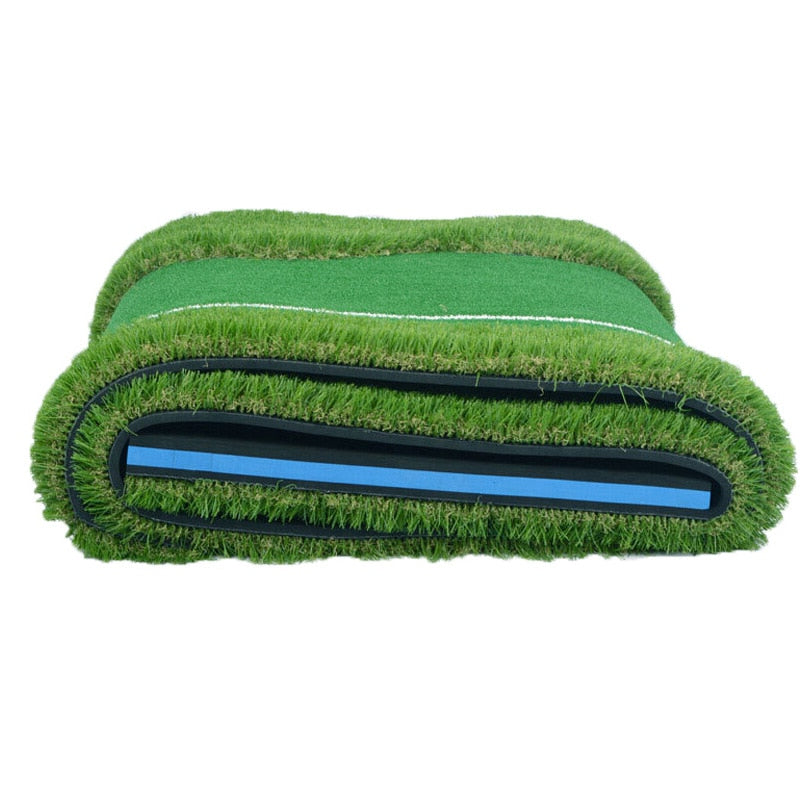 PGM - Entrenador de swing portátil para green de golf de interior (3 m), para putter, césped, calle, oficina, tapete para el hogar, GL009