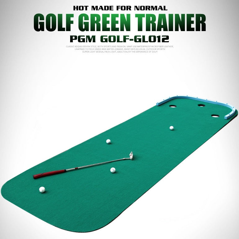 Green de golf PGM para practicar putting familiar, portátil, minijuegos de práctica, manta, tapete de entrenamiento en interiores, GL012