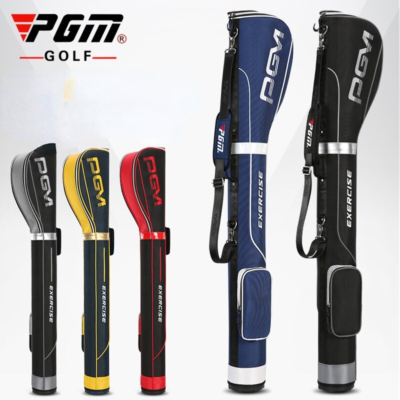 Bolsas de golf PGM, ultraligeras, con soporte para pistola, para hombre y mujer, gran capacidad, con capacidad para 6-7 palos, cinturón extraíble, QIAB019 