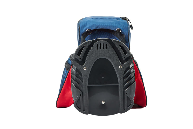 Bolsa para carrito de golf PGM con 14 compartimentos, organizador, divisor y tapa silenciosa, impermeable, azul