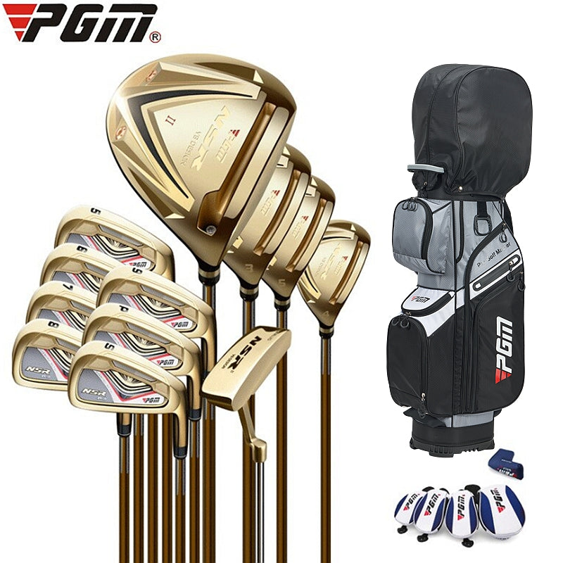 Juego de palos de golf PGM para hombre, ángulo ajustable y varilla intercambiable, juegos deportivos profesionales de golf para hombres diestros MTG017